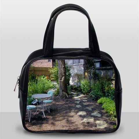 Patio Garden Classic Handbag (Two Sides) from ArtsNow.com Back