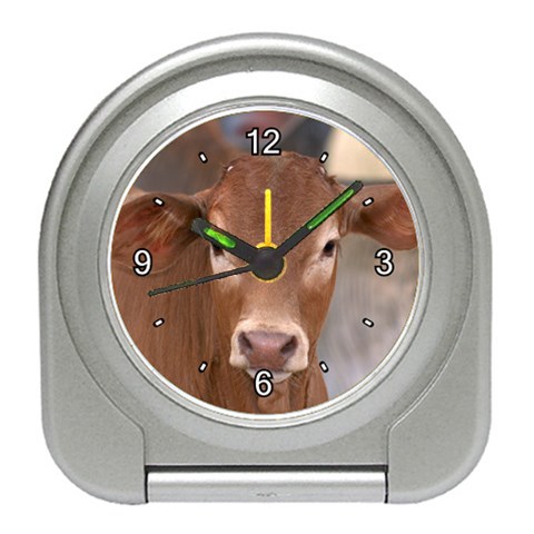 Brown Cow  0003 Travel Alarm Clock from ArtsNow.com Front