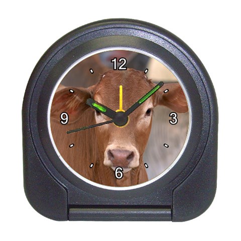 Brown Cow  0003 Travel Alarm Clock from ArtsNow.com Front