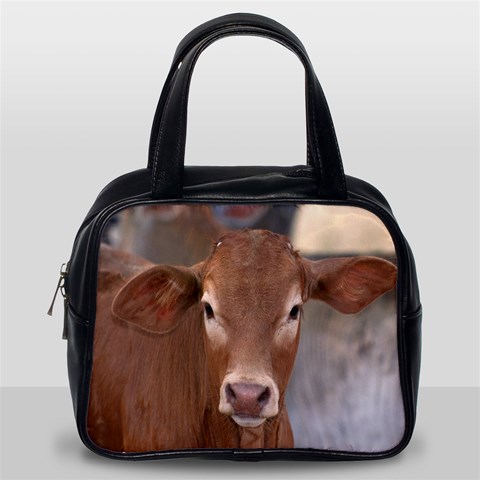 Brown Cow  0003 Classic Handbag (Two Sides) from ArtsNow.com Back