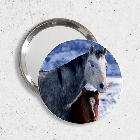 Winter Horses 0004 2.25  Handbag Mirror from ArtsNow.com Front