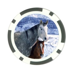 Winter Horses 0004 Poker Chip Card Guard (10 pack) from ArtsNow.com Back