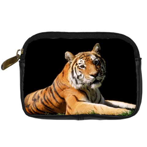 Tiger 0007 Digital Camera Leather Case from ArtsNow.com Front