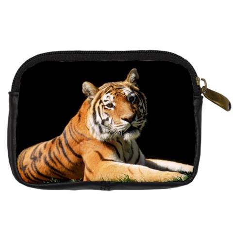 Tiger 0007 Digital Camera Leather Case from ArtsNow.com Back