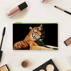 Tiger 0007 Cosmetic Bag (Small) from ArtsNow.com Front