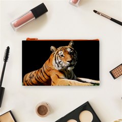 Tiger 0007 Cosmetic Bag (Small) from ArtsNow.com Front