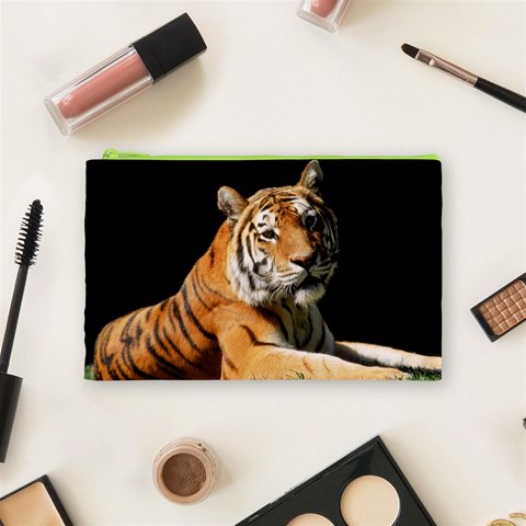 Tiger 0007 Cosmetic Bag (Medium) from ArtsNow.com Front