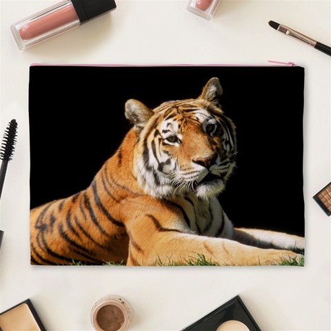 Tiger 0007 Cosmetic Bag (XL) from ArtsNow.com Back