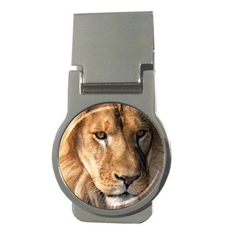 Lion 0008 Money Clip (Round) from ArtsNow.com Front