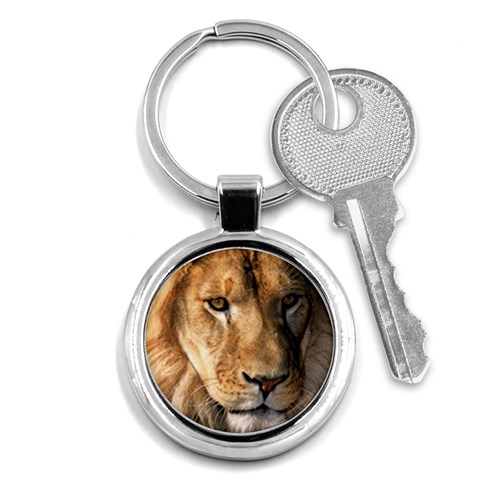 Lion 0008 Key Chain (Round) from ArtsNow.com Front