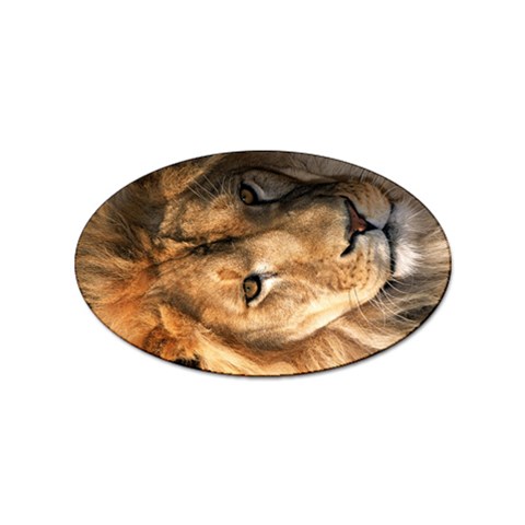 Lion 0008 Sticker Oval (10 pack) from ArtsNow.com Front