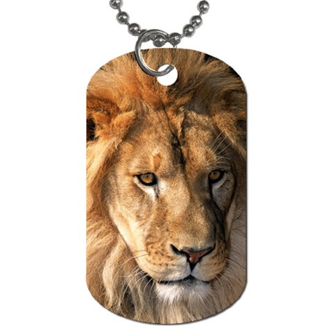 Lion 0008 Dog Tag (Two Sides) from ArtsNow.com Front