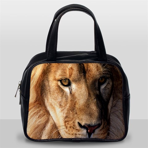 Lion 0008 Classic Handbag (Two Sides) from ArtsNow.com Back