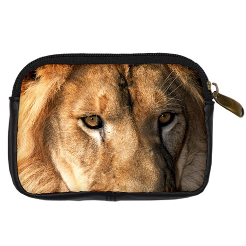 Lion 0008 Digital Camera Leather Case from ArtsNow.com Back