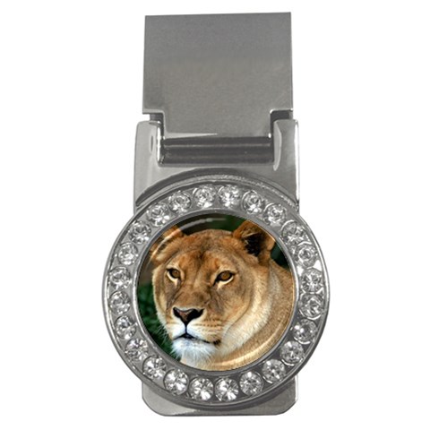 Lioness 0009 Money Clip (CZ) from ArtsNow.com Front