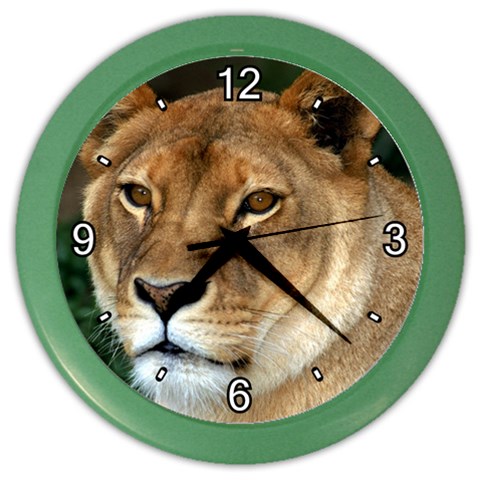 Lioness 0009 Color Wall Clock from ArtsNow.com Front