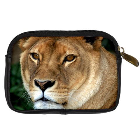 Lioness 0009 Digital Camera Leather Case from ArtsNow.com Back