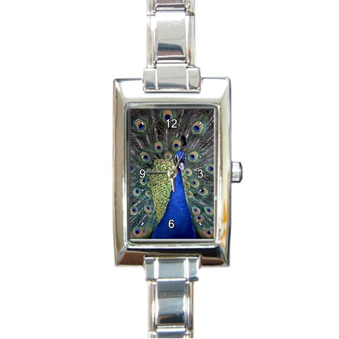 Peocock 0010 Rectangular Italian Charm Watch from ArtsNow.com Front