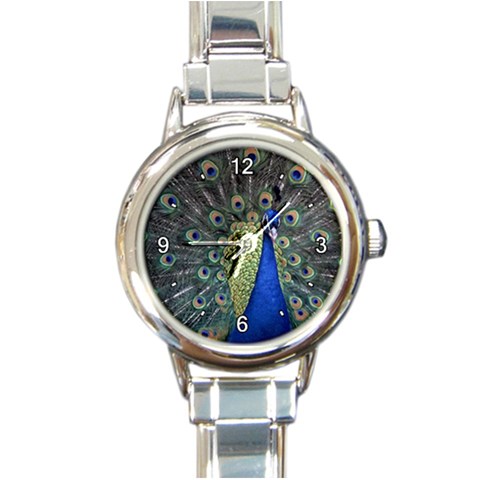 Peocock 0010 Round Italian Charm Watch from ArtsNow.com Front