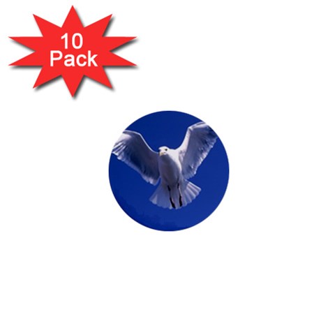 Seagull 0011 1  Mini Button (10 pack)  from ArtsNow.com Front