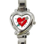 Heart Heart Italian Charm Watch