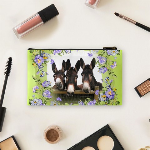 Three Donks Cosmetic Bag (Small) from ArtsNow.com Back