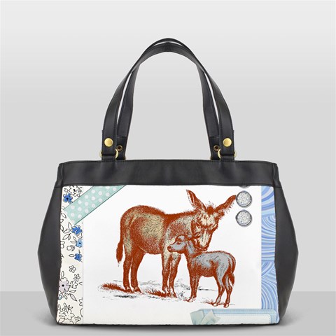 Donkey 9 Oversize Office Handbag (Two Sides) from ArtsNow.com Back