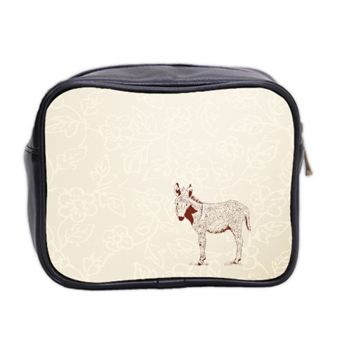 Donkey foal Mini Toiletries Bag (Two Sides) from ArtsNow.com Back