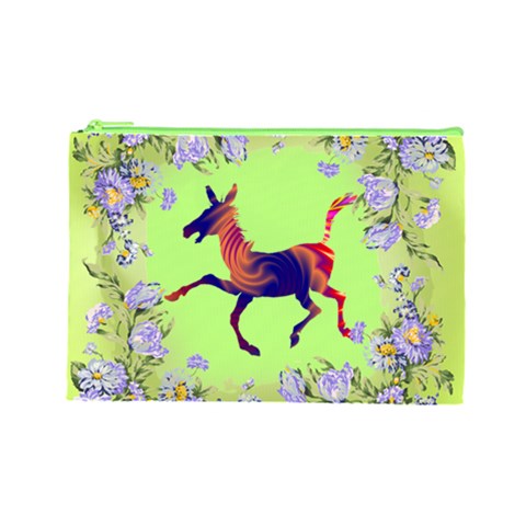 Funny Donkey Cosmetic Bag (Large) from ArtsNow.com Front