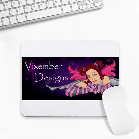 Vixember Logo Small Mousepad from ArtsNow.com Front