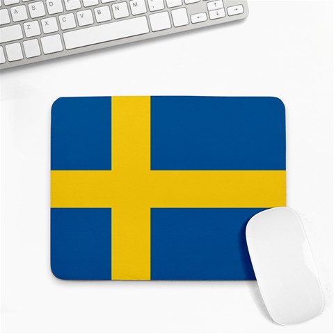 Swedish Flag Small Mousepad from ArtsNow.com Front