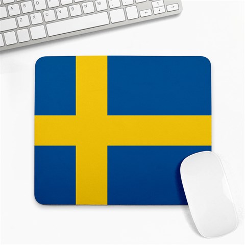 Swedish Flag Large Mousepad from ArtsNow.com Front