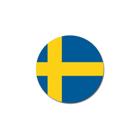 Swedish Flag Golf Ball Marker (4 pack) from ArtsNow.com Front