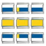 Swedish Flag 9mm Italian Charm (9 pack)