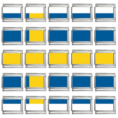 Swedish Flag 9mm Italian Charm (25 pack) from ArtsNow.com Front