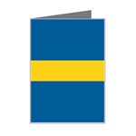 Swedish Flag Mini Greeting Card