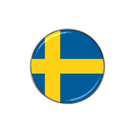 Swedish Flag Hat Clip Ball Marker (10 pack) from ArtsNow.com Front