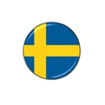 Swedish Flag Hat Clip Ball Marker (10 pack)