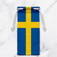 Swedish Flag Jewelry Bag from ArtsNow.com Back