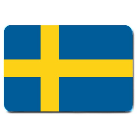 Swedish Flag Large Doormat from ArtsNow.com 30 x20  Door Mat