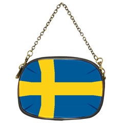 Swedish Flag Chain Purse (Two Sides) from ArtsNow.com Front