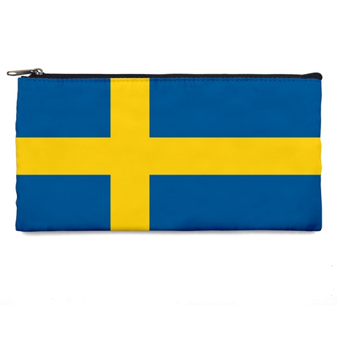 Swedish Flag Pencil Case from ArtsNow.com Front