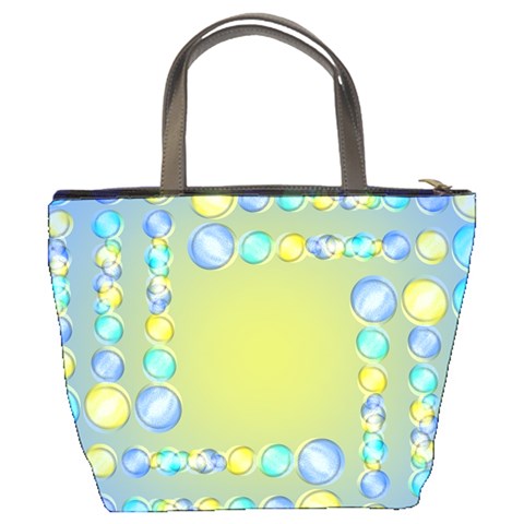 Pastel Square Swirl Bucket Bag from ArtsNow.com Back