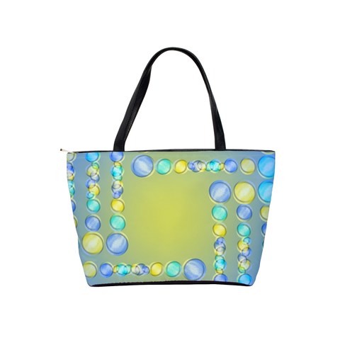 Pastel Square Swirl Classic Shoulder Handbag from ArtsNow.com Back