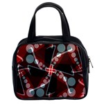 Abstract Crossdots Art Classic Handbag (Two Sides)