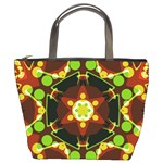 Sortiaria Geo Dots Art Bucket Bag