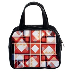 Abstract squares Classic Handbag (Two Sides) from ArtsNow.com Front