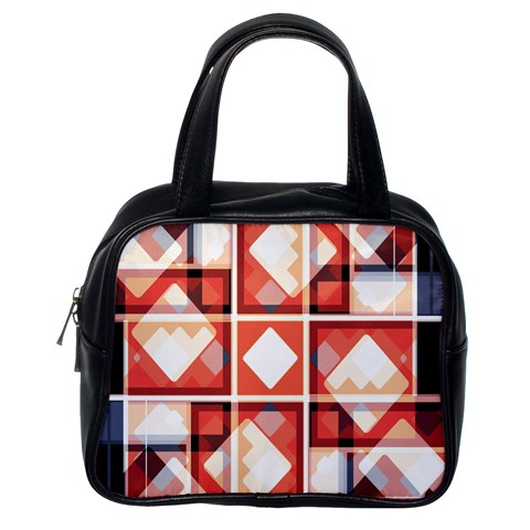 Abstract squares Classic Handbag (Two Sides) from ArtsNow.com Back