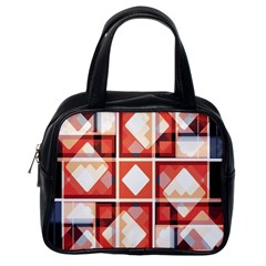 Abstract squares Classic Handbag (Two Sides) from ArtsNow.com Back