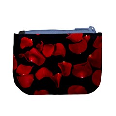 Red petals Mini Coin Purse from ArtsNow.com Back